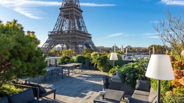 Rooftop appartement Parisien vue Tour Eiffel