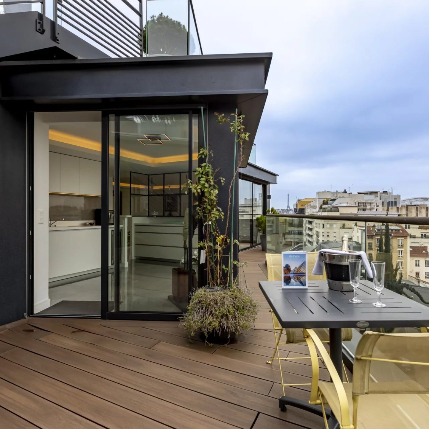 Location appartement parisien avec rooftop